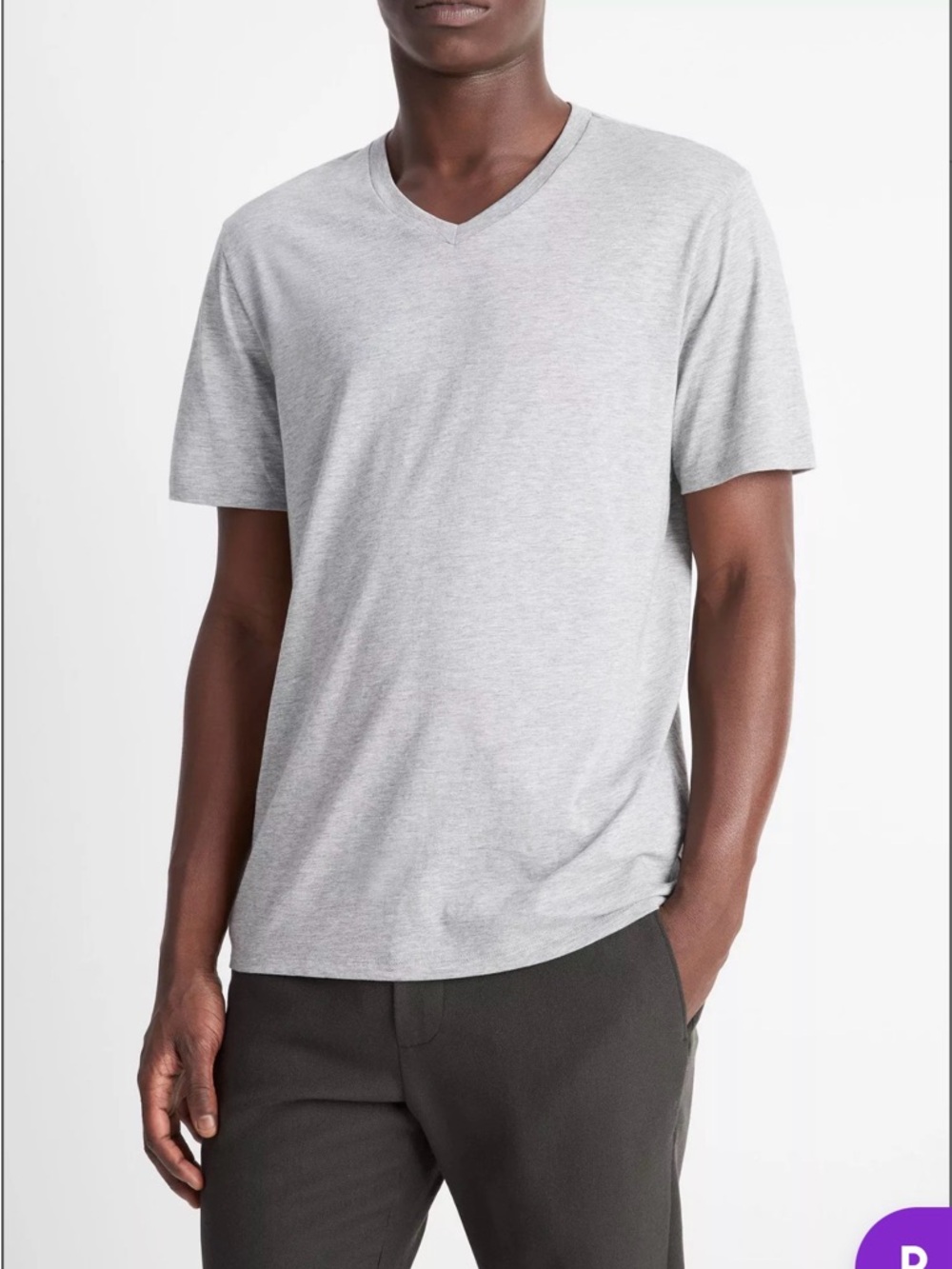 EUC Men’s Vince Medium Pima Cotton Vneck Tee